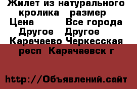 Жилет из натурального кролика,44размер › Цена ­ 500 - Все города Другое » Другое   . Карачаево-Черкесская респ.,Карачаевск г.